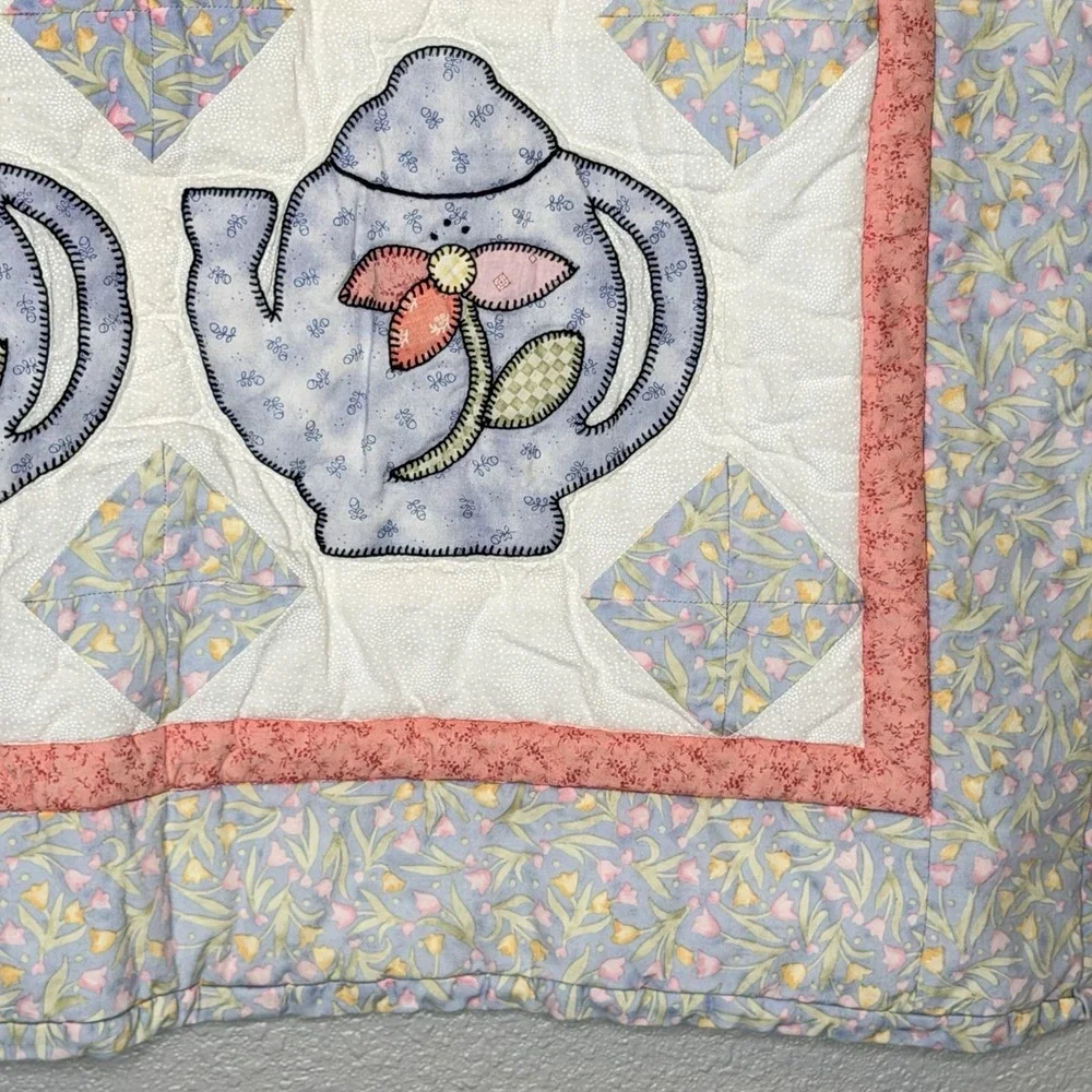 Handmade quilted wall